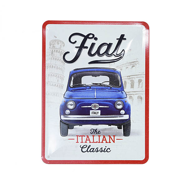 FIAT Official Nuova500 Signboard -Italian Classic-