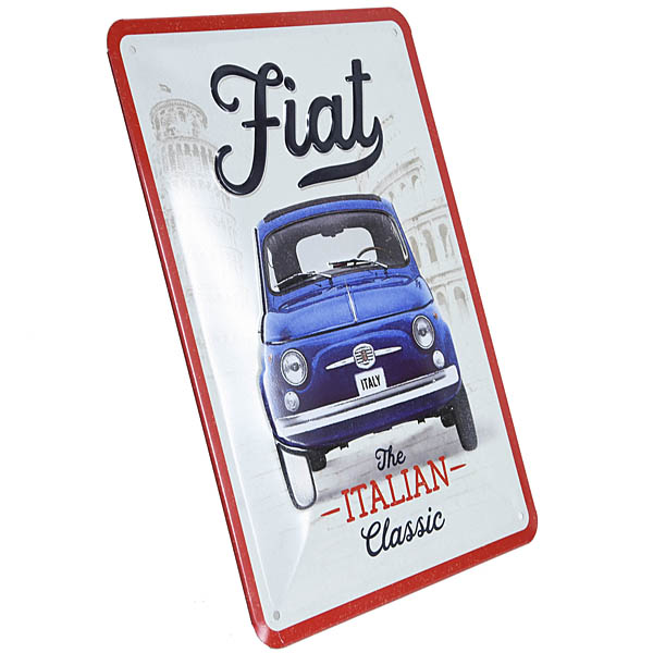 FIAT Official Nuova500 Signboard -Italian Classic-