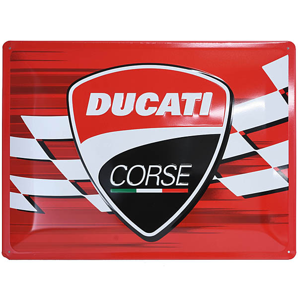DUCATI Official Signboard -DUCATI CORSE-