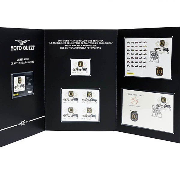 MOTO GUZZI Official 100th Anniversary Memorial Stamp Set by Poste Italiane