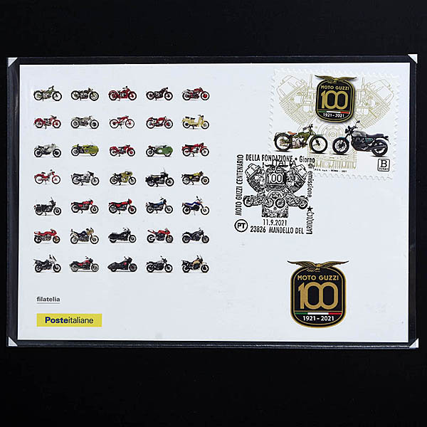 MOTO GUZZI Official 100th Anniversary Memorial Stamp Set by Poste Italiane