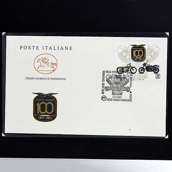 MOTO GUZZI Official 100th Anniversary Memorial Stamp Set by Poste Italiane