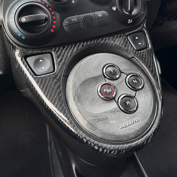 Shift Gate Panel for FIAT500 / ABARTH500/595 by Maestro (Carbon/Color/Unpainted)