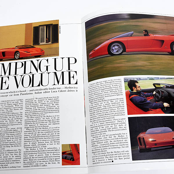 Pininfarina Ferrari Mythos Concept - brochure (1989)