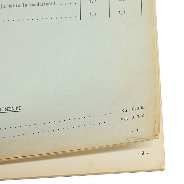 Alfa Romeo Giulia1300GT Junior Technical Manual