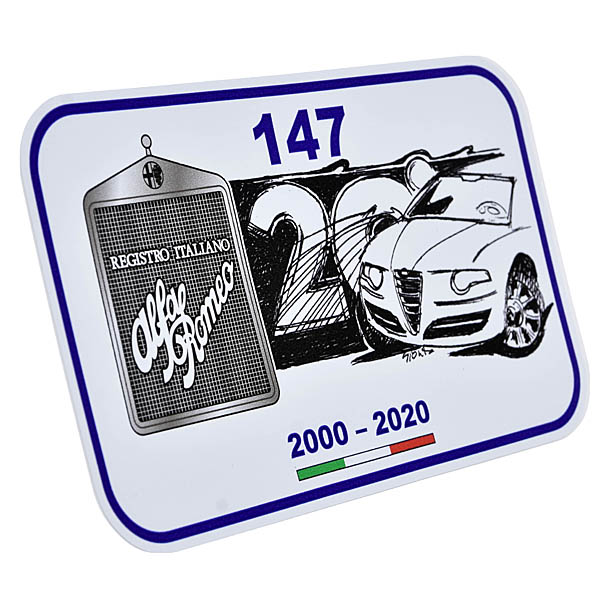 Alfa Romeo 147 20th Anniversary Sticker by RIA (Registro Italiano Alfa Romeo)