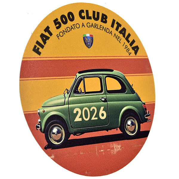 FIAT 500 CLUB ITALIA���ե������2026���ƥå���(΢Ž�꥿����)
