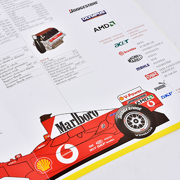 Scuderia Ferrari F2005 Press Card