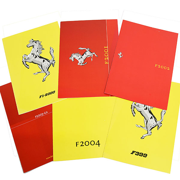 Scuderia Ferrari 1999-2004 Press Card Set