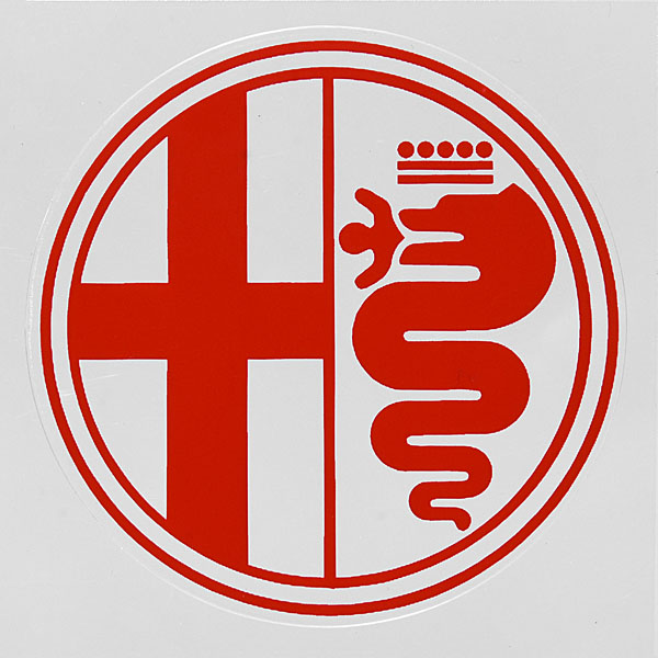 Alfa Romeo Emblem Sticker(Clear Base)