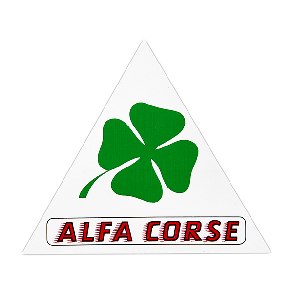 Alfa Corse三角ステッカー (S)