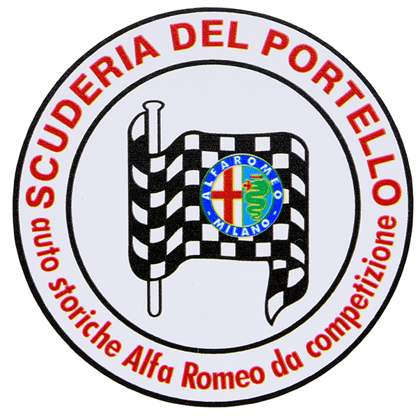 Alfa Romeo Portello Sticker (Round)