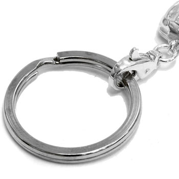 COUPE FIAT Sterling Silver Keyring