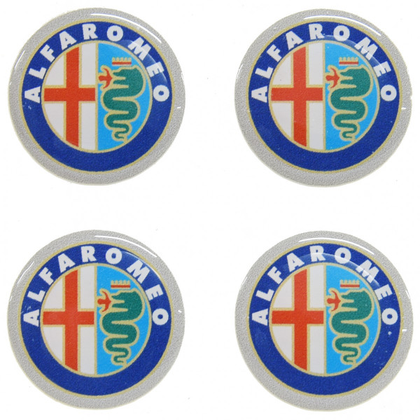 Alfa Romeo 3D Emblem Sticker (21mm/4 pcs.)