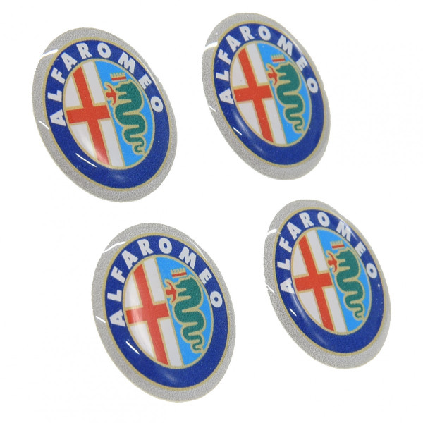 Alfa Romeo 3D Emblem Sticker (21mm/4 pcs.)