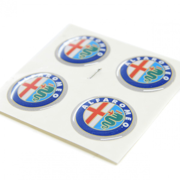 Alfa Romeo 3D Emblem Sticker (21mm/4 pcs.)