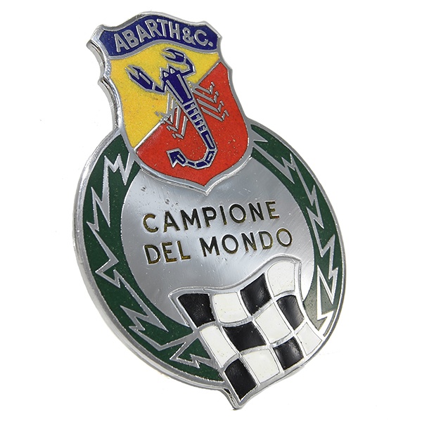 ABARTH CAMPIONE DEL MONDO Emblem(Cloisonne)(Type-B) 