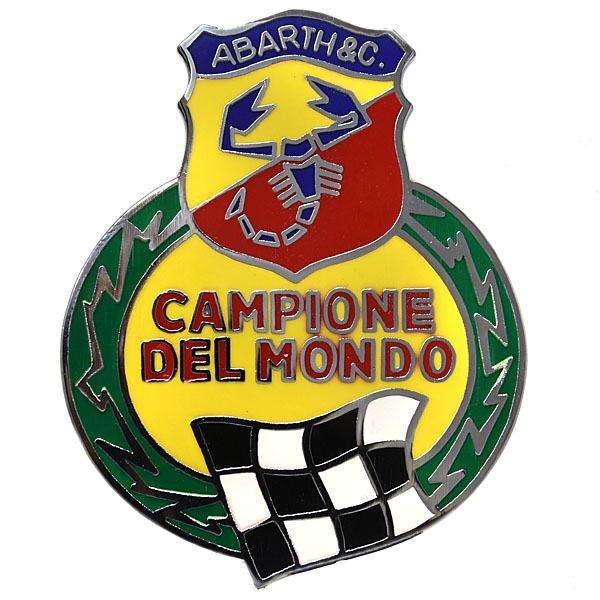 ABARTH CAMPIONE DEL MONDO Emblem(Enamel)(Type-C)