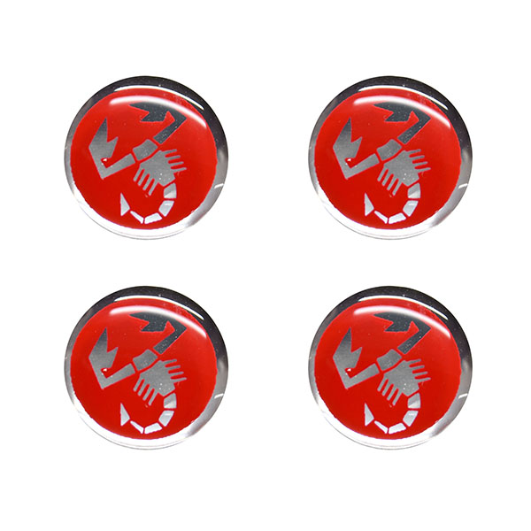 ABARTH  (Scorpion) 3D Sticker(12mm/4pcs)