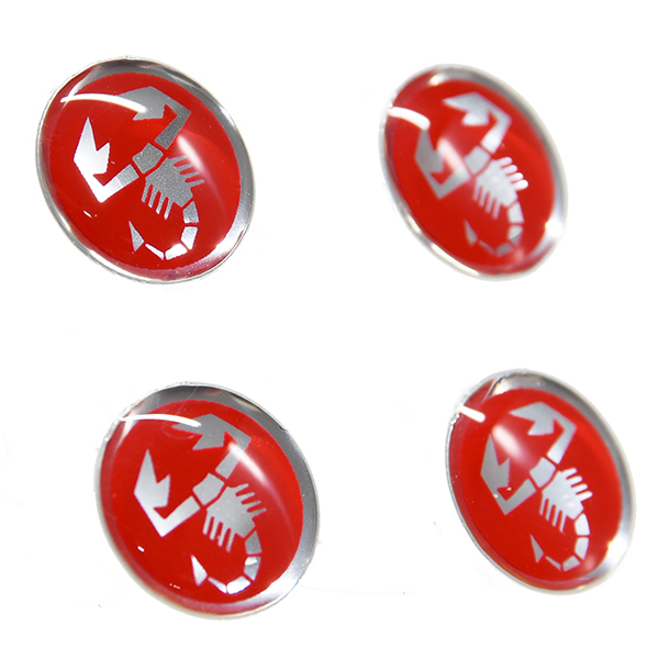 ABARTH  (Scorpion) 3D Sticker(12mm/4pcs)