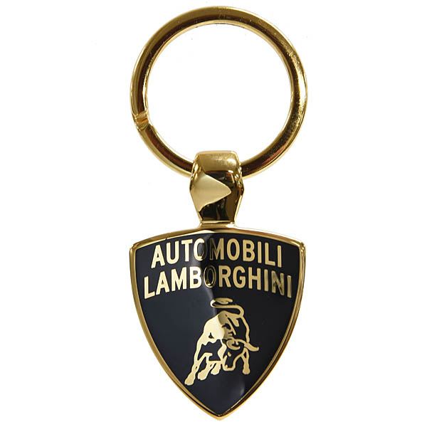 Lamborghini Emblem Metal Keyring (Gold)