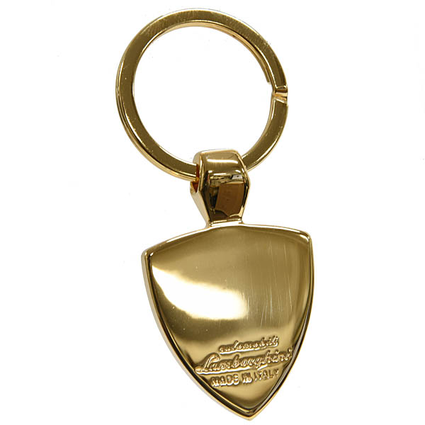 Lamborghini Emblem Metal Keyring (Gold)