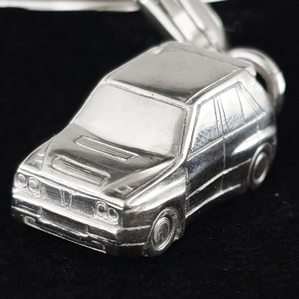 LANCIA Delta Evoluzione Sterling Silver Keyring