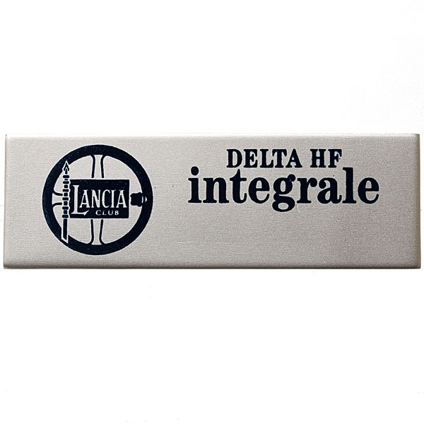 LANCIA Delta HF Integrale Lancia Club Version Badge for Interior