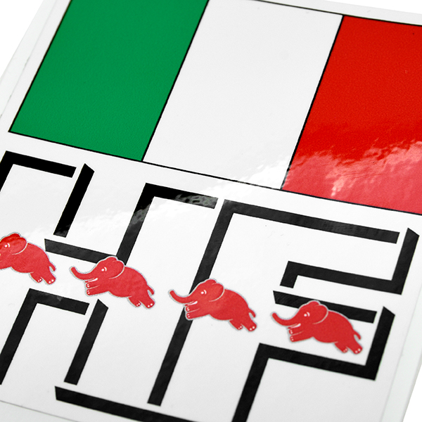 HF & Italian Flag Sticker