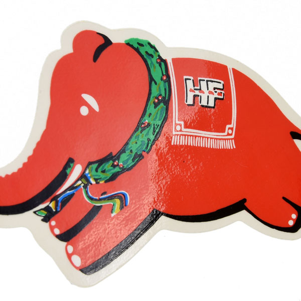 LANCIA Flying Elephant Sticker