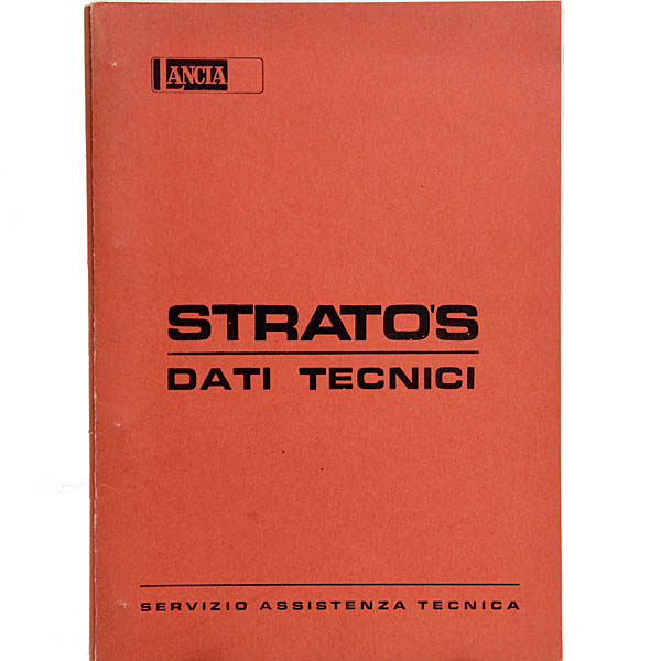 LANCIA STRATOS Technical Data Manual