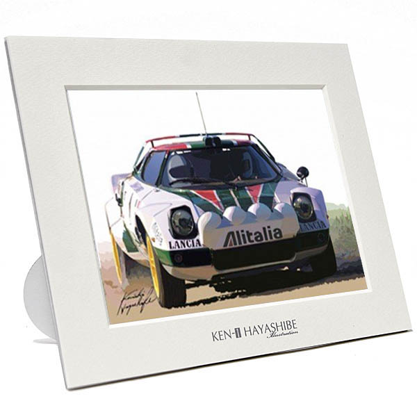 LANCIA Stratos ALITALIA Illustration by Kenichi Hayashibe