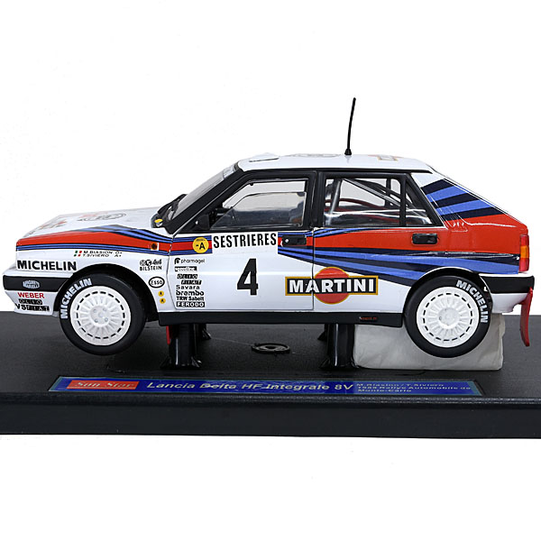 1/18 LANCIA Delta HF Integrale 8V 1989Rally Montecarlo Miniature Model