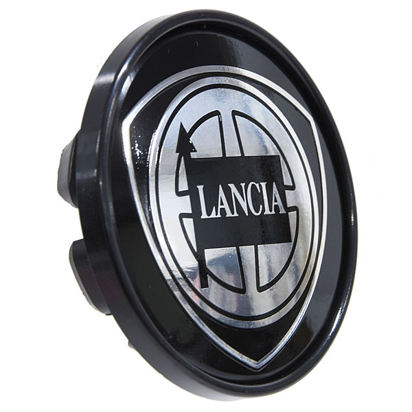 LANCIA Wheel Center Cap (Black/Chrome)