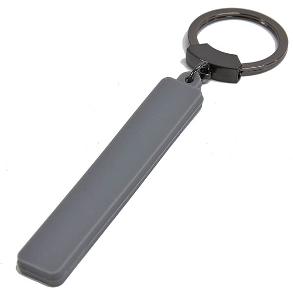 Genuine Maserati Rubber Key Ring (Gray) Small