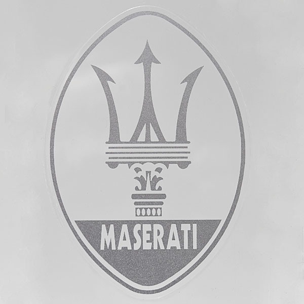 MASERATI Emblem Sticker(Silver)