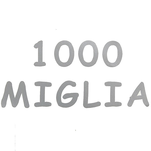 1000 MIGLIA Logo Sticker