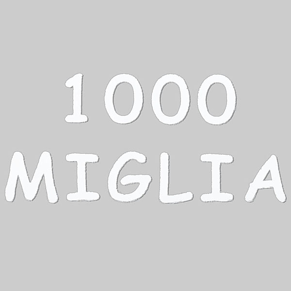 1000 MIGLIA Logo Sticker