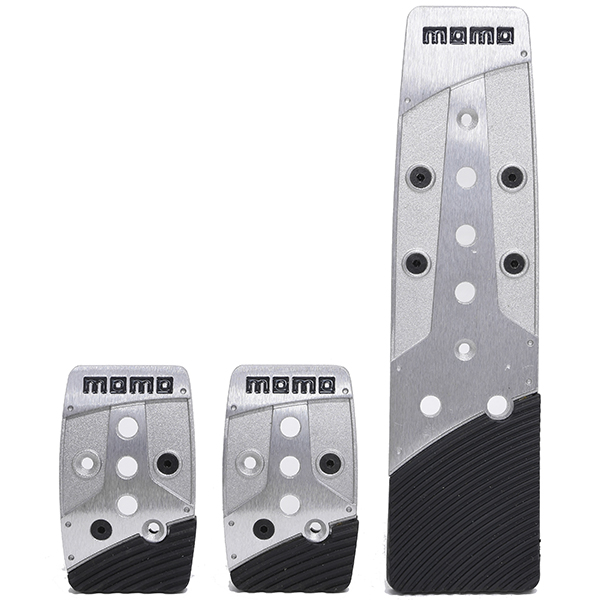 MOMO Aluminium 3 Pedal Set -STEALTH-(Silver)