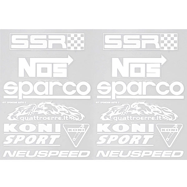 Sponsor Logo Sticker Set