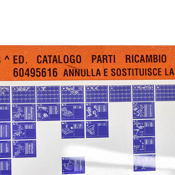 Alfa Romeo Spider 89 Parts Manual Microfiche (Body Section)