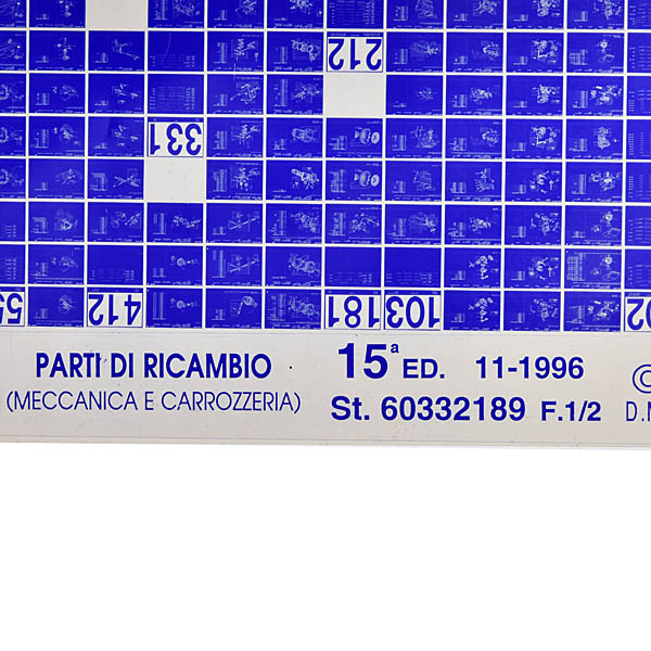 FIAT PANDA (750-1000) Parts Manual Microfiche (2pcs)