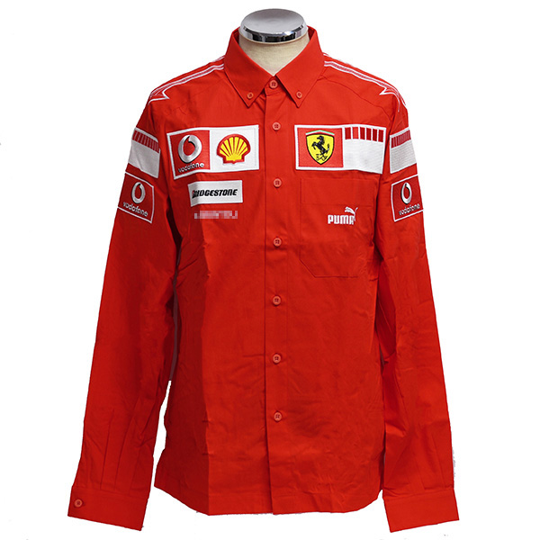 Scuderia Ferrari 2006ティームスタッフ用B.D.シャツ(長袖)