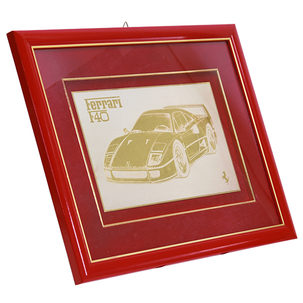 Ferrari F40 Plate with Frame