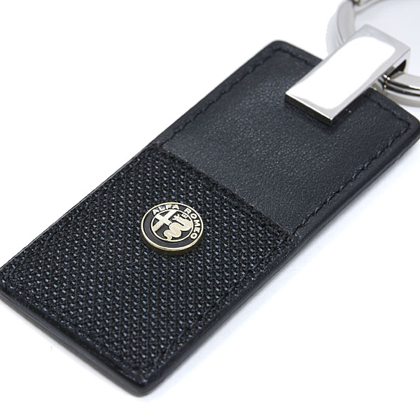 Alfa Romeo Leather Key Ring : Italian Auto Parts & Gadgets Store