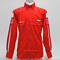 Scuderia Ferrari-Vodafone M.Schumacher直筆サイン入りプロモーション用ピットシャツ  