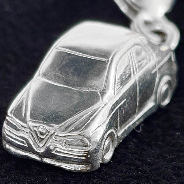 Alfa156GTA Sterling silver Keyring