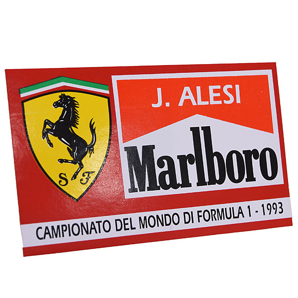 Scuderia Ferrari Marlboro J.Alesi Sticker