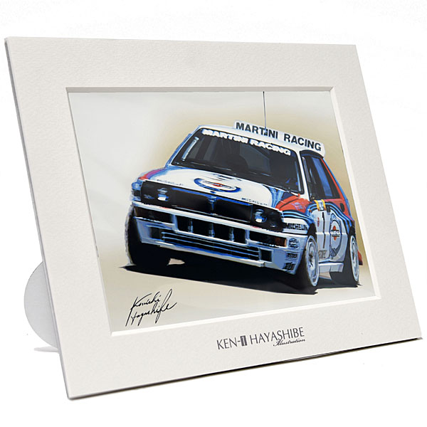 LANCIA Delta Evoluzione MARTINI Irrustration by Kenichi Hayashibe