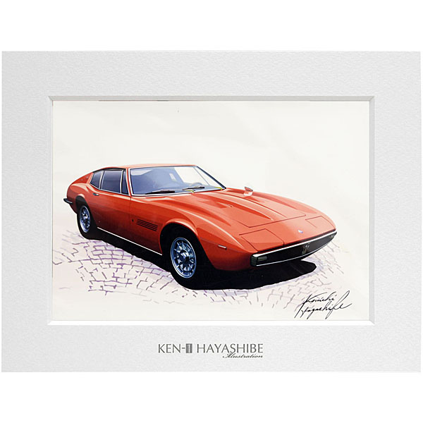 MASERATI Ghibli Irrustration by kenichi Hayashibe
